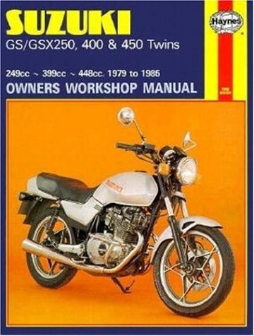 Обложка книги Suzuki GS GSX250, 400 &amp; 450 Twins 249cc-399cc-448cc. '79-'85 (Haynes Manuals)