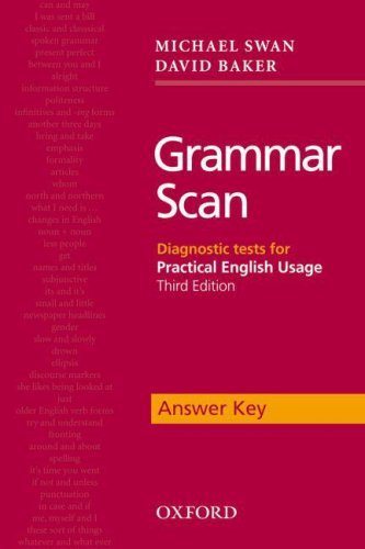 Обложка книги Grammar Scan: Answer Key