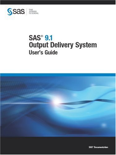 Обложка книги SAS 9.1 Output Delivery System User's Guide