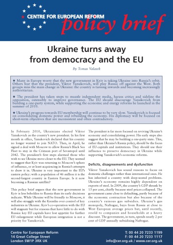 Обложка книги Ukraine turns away from democracy and the EU
