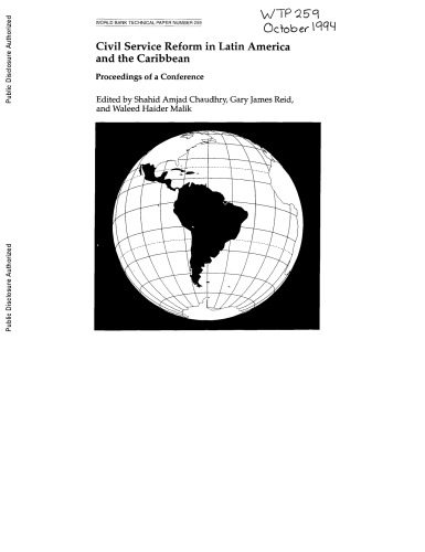 Обложка книги Civil Service Reform in Latin America and the Caribbean: Proceedings of a Conference (World Bank Technical Paper) (No 259)