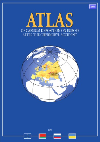 Обложка книги Atlas of Caesium Deposition on Europe After the Chernobyl Accident