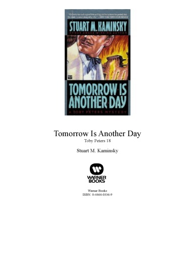 Обложка книги Tomorrow Is Another Day (A Toby Peters mystery)