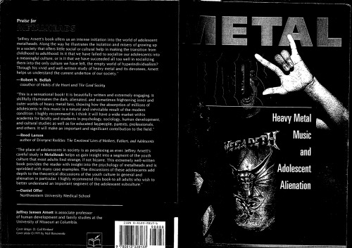 Обложка книги Metalheads: Heavy Metal Music And Adolescent Alienation