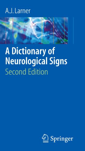 Обложка книги A Dictionary of Neurological Signs 2nd Edition