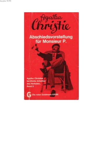Обложка книги Abschiedsvorstellung fur Monsieur P.