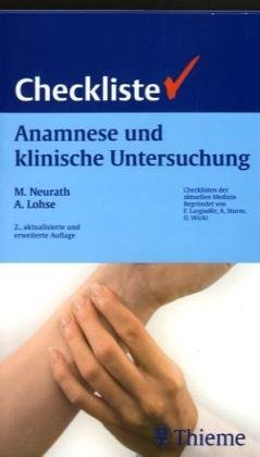 Обложка книги Checkliste Anamnese und klinische Untersuchung, 2. Auflage