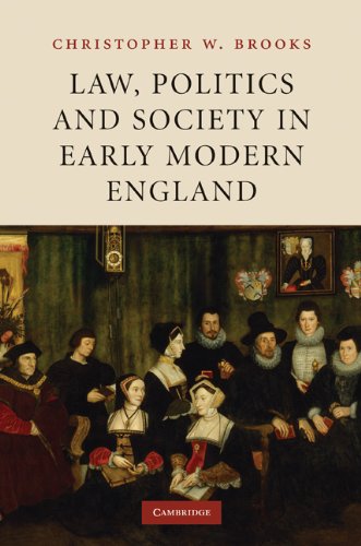 Обложка книги Law, Politics and Society in Early Modern England