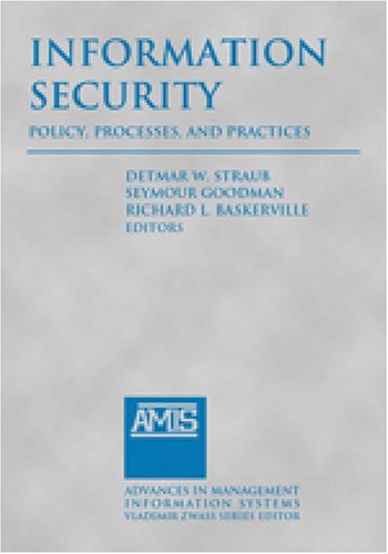 Обложка книги Information Security: Policy, Processes, and Practices (Advances in Management Information Systems)
