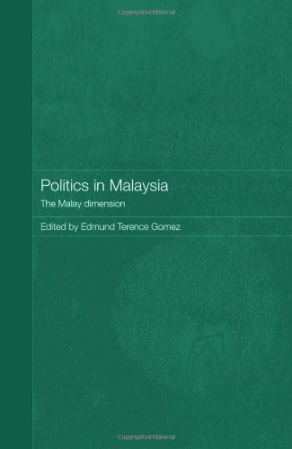 Обложка книги Politics in Malaysia: The Malay Dimension (Routledge Malaysian Studies)