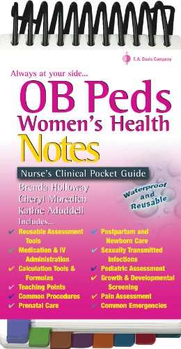 Обложка книги OB Peds Women's Health Notes: Nurse's Clinical Pocket Guide