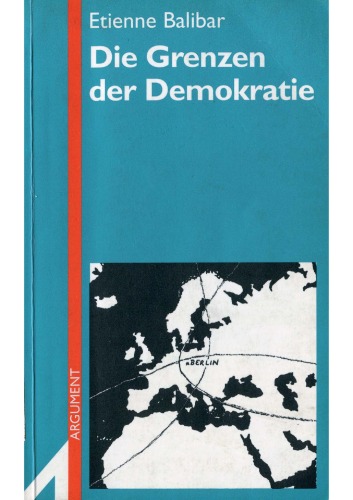 Обложка книги Die Grenzen der Demokratie