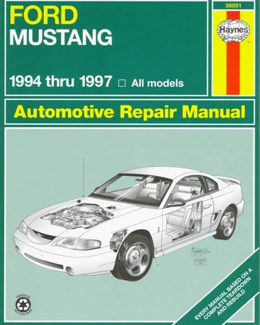 Обложка книги Haynes Automotive Repair Manual   Ford Mustang 1994 thru 1997, All Models