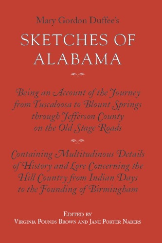 Обложка книги Sketches of Alabama