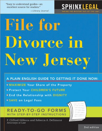 Обложка книги File for Divorce in New Jersey, 2E (Legal Survival Guides)