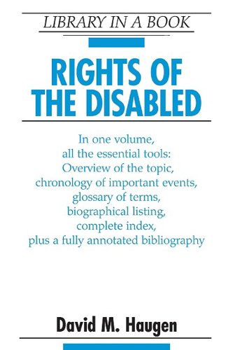 Обложка книги Rights of the Disabled (Library in a Book)