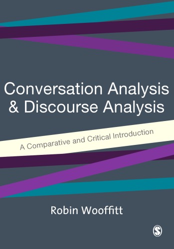 Обложка книги Conversation Analysis and Discourse Analysis: A Comparative and Critical Introduction
