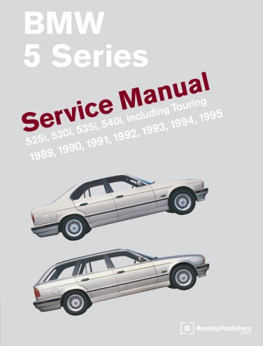 Обложка книги BMW 5 Series (E34) Service Manual: 1989-1995 (BMW)