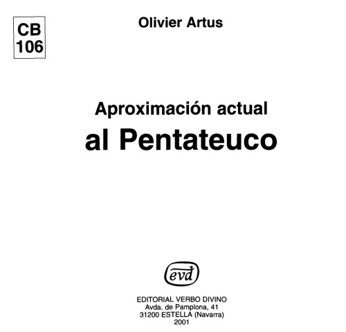 Обложка книги Aproximacion Actual al Pentateuco