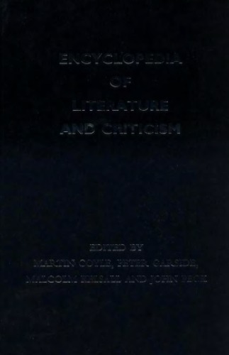 Обложка книги Encyclopedia of Literature and Criticism
