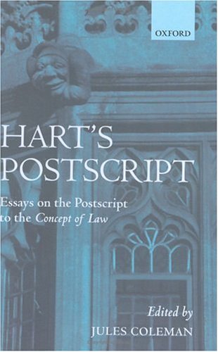 Обложка книги Hart's Postscript: Essays on the Postscript to The Concept of Law