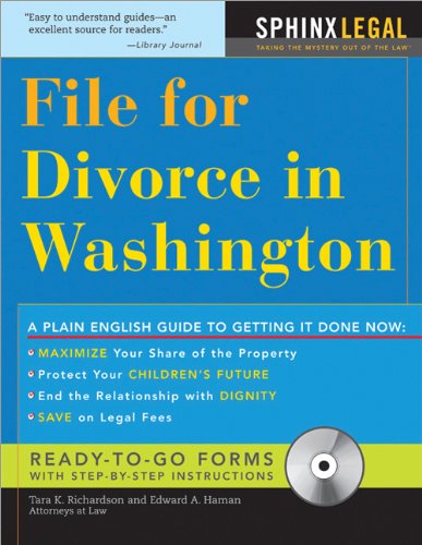 Обложка книги File for Divorce in Washington (Legal Survival Guides)