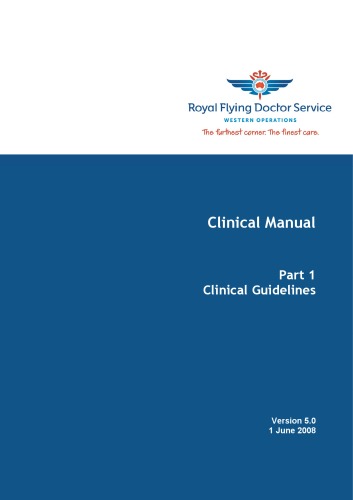 Обложка книги Royal Flying Doctor Service Clinical Manual