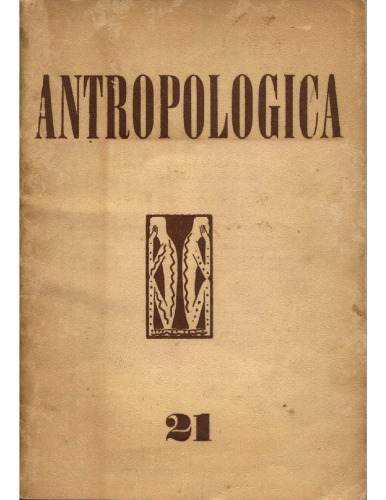 Обложка книги Vida y Muerte entre los Indios Sanema-Yanoama (Antropologica n° 21, 1967)