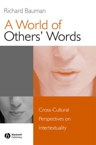Обложка книги A World of Others' Words: Cross-Cultural Perspectives on Intertextuality