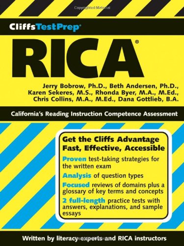 Обложка книги CliffsTestPrep RICA (Cliffs Test Prep RICA)
