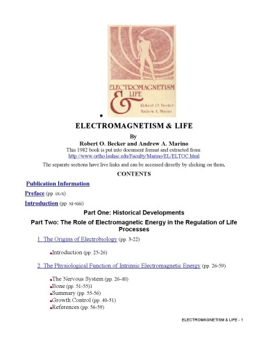Обложка книги Electromagnetism and Life