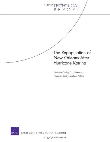 Обложка книги The Repopulation of New Orleans After Hurricane Katrina