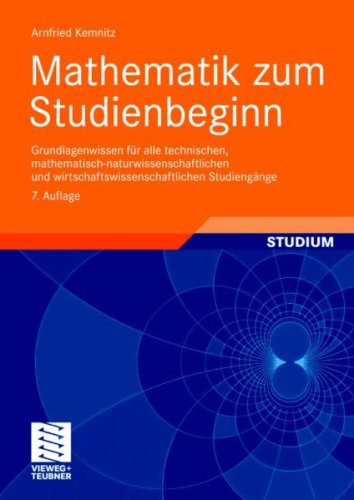 Обложка книги Mathematik zum Studienbeginn  German