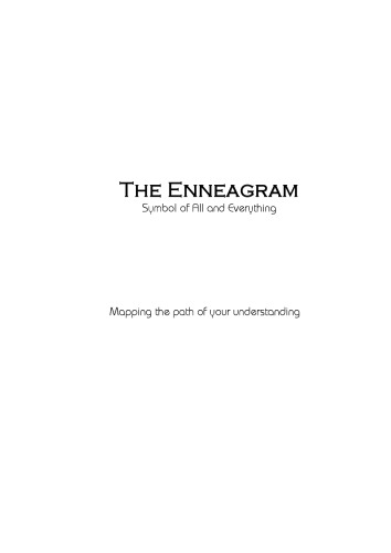 Обложка книги The Enneagram  Symbol of All &amp; Everything