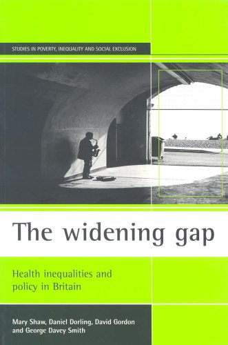 Обложка книги The widening gap : Health inequalities and policy in Britain (Studies in Poverty, Inequality &amp; Social Exclusion)