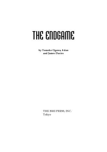 Обложка книги The Endgame (Elementary Go Series Vol. 6)