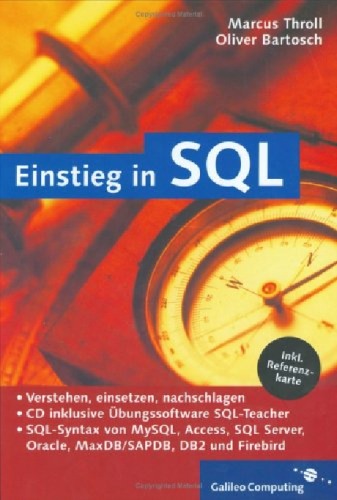 Обложка книги Einstieg in SQL