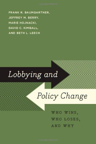 Обложка книги Lobbying and Policy Change: Who Wins, Who Loses, and Why