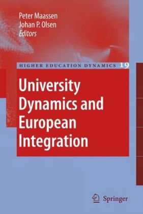 Обложка книги University dynamics and European integration