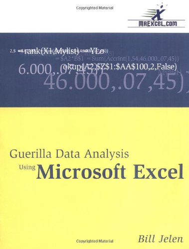 Обложка книги Guerilla Data Analysis Using Microsoft Excel