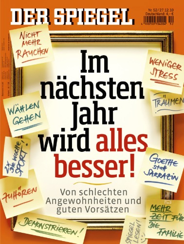 Обложка книги Der Spiegel 2010-52 (27. Dezember 2010)