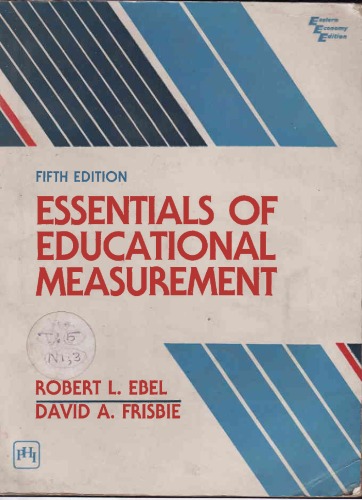 Обложка книги Essentials of Educational Measurement