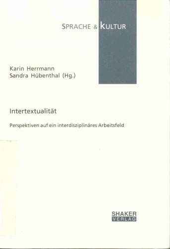 Обложка книги Intertextualitat: Perspektiven auf ein interdisziplinares Arbeitsfeld