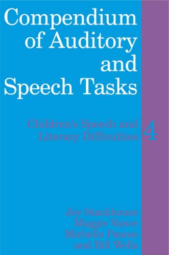 Обложка книги Compendium of Auditory and Speech Tasks: Children's Speech and Literacy Difficulties, Book 4