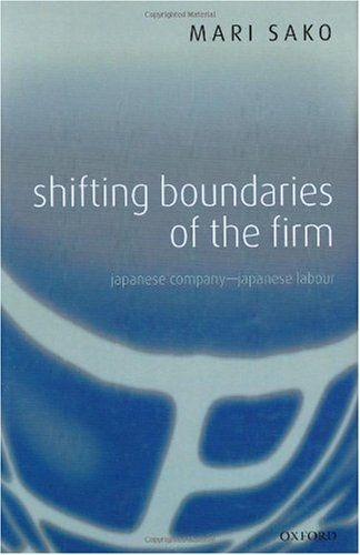 Обложка книги Shifting Boundaries of the Firm: Japanese Company - Japanese Labour