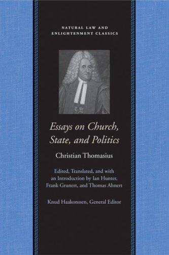 Обложка книги Essays on Church, State, and Politics (Natural Law and Enlightenment Classics)