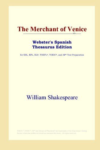 Обложка книги The Merchant of Venice (Webster's Spanish Thesaurus Edition)