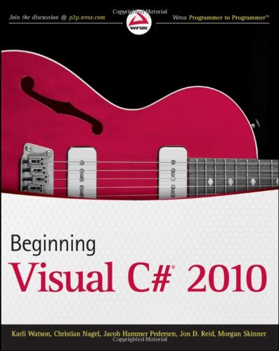 Обложка книги Beginning Visual C# 2010 (Wrox Programmer to Programmer)