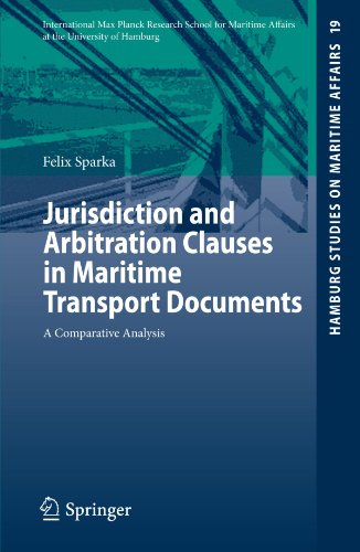Обложка книги Jurisdiction and Arbitration Clauses in Maritime Transport Documents: A Comparative Analysis (Hamburg Studies on Maritime Affairs)