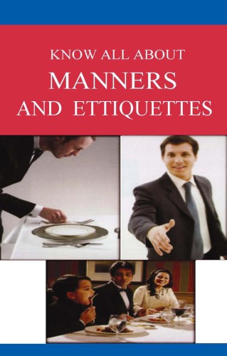 Обложка книги Know All About Manners &amp; Etiquettes: a Comprehensive Guide on the Subject